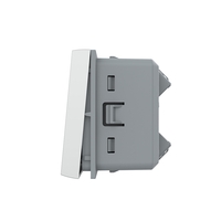 Modul Intrerupator Simplu Mecanic Cap Cruce, 2 Module - Serie Noua, gri