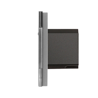 Priza inteligenta pentru perete LUXION Zigbee cu rama din sticla, gri