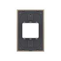 Rama din sticla Livolo standard Italian 2 module - Serie noua, auriu