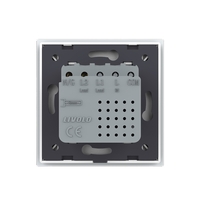 Priza USB-A + USB-C cu Rama Din Sticla LIVOLO - Serie Noua, alb