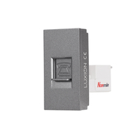 Modul Priza Telefon 1M LUXION, Standard Italian, gri