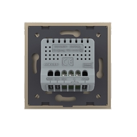 Intrerupator Simplu cu Revenire, Contact Uscat si 12/24V cu Touch LIVOLO – Serie Noua, auriu