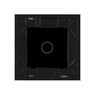 Panou intrerupator simplu cu touch Livolo din sticla, negru