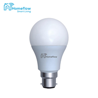 Bec inteligent LED Wireless Homeflow B-5006, B22, 9W (60W), 806lm, RGB, dimabil, Control de pe telefonul mobil