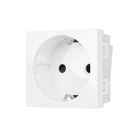 Modul Priza Schuko 2M Luxion, Standard Italian, alb