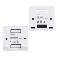 Termostat Luxion TP608RF cu receiver pentru centrala termica pe gaz sau electrica, Programari, Anti-inghet