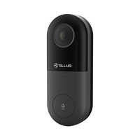 Videointerfon Tellur, Rezolutie 1080P, Infrarosu 130°, Wi-Fi, Slot microSD