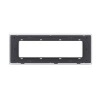 Rama din sticla Livolo standard Italian 6/7 module - Serie noua, alb