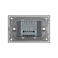 Intrerupator Dublu cu Touch LIVOLO din Sticla – Standard Italian, alb