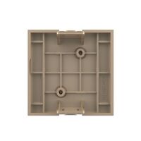 Priza Blank / Goala LIVOLO, 2 Module - Serie Noua, auriu