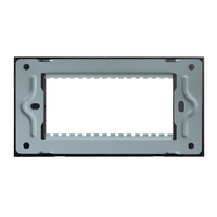 Rama din Sticla Securizata cu Suport 4M LUXION, Standard Italian, negru