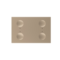 Modul intrerupator cvadruplu cu touch Livolo standard Italian, Serie noua, auriu