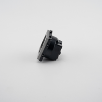 Modul Priza Simpla Fara Rama Din Sticla LUXION, gri