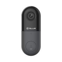 Videointerfon Tellur, Rezolutie 1080P, Infrarosu 130°, Wi-Fi, Slot microSD
