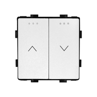 Modul Intrerupator Jaluzele Mecanic LUXION, alb