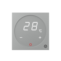 Modul termostat Livolo pentru sisteme de incalzire electrice - Serie noua, gri