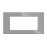 Rama din Sticla Securizata cu Suport 4M LUXION, Standard Italian, gri