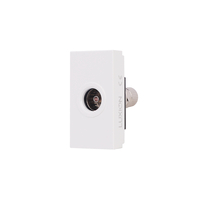Modul Priza TV 1M LUXION, Standard Italian, alb