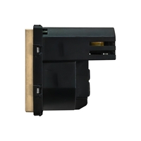 Modul Priza Simpla + USB-A + USB-C LUXION, auriu