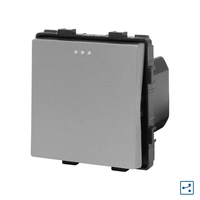 Modul Intrerupator Simplu Cap Scara Mecanic LUXION, gri