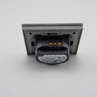 Intrerupator Dublu cu Touch din Sticla LUXION, 500W, gri