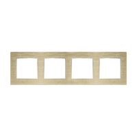 Rama Cvadrupla din Aluminiu LUXION, auriu