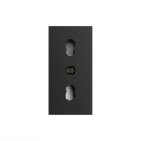 Modul priza simpla ingusta LIVOLO, negru