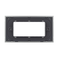 Rama din sticla Livolo standard Italian 4 module - Serie noua, gri