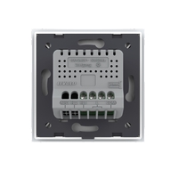 Intrerupator Simplu Cap Scara / Cruce cu Dimmer cu Touch LIVOLO din Sticla - Protocol ZigBee EC, alb