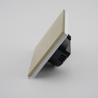 Intrerupator Dublu cu Touch din Sticla LUXION, 500W, auriu