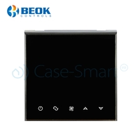 Termostat cu fir pentru aer conditionat BeOk TGT70-AC2, Compatibil cu sisteme HVAC