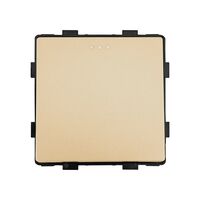 Modul Intrerupator Simplu Cap Scara Mecanic LUXION, auriu