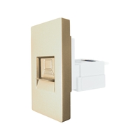 Modul Priza Internet CAT6 RJ45 1M LUXION, auriu