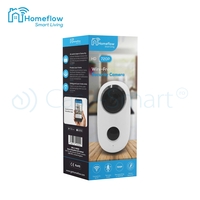 Camera de supraveghere inteligenta Wireless Homeflow C-6002, Comunicare bidirectionala, Detectie miscare