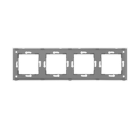 Rama Cvadrupla LUXION Din Sticla, alb