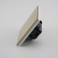 Intrerupator Dublu cu Touch din Sticla LUXION, auriu