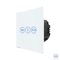 Intrerupator Draperie cu Touch din Sticla LUXION, alb