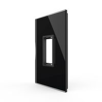 Rama din sticla Livolo standard Italian 1 modul - Serie noua, negru