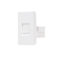 Modul Priza Telefon 1M LUXION, Standard Italian, alb