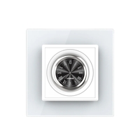 Ceas Mecanic Livolo cu Rama din Sticla Securizata, alb