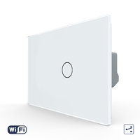 Intrerupator Simplu Cap Scara / Cruce Wi-Fi cu Touch LIVOLO, standard italian – Serie Noua, alb