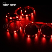 Banda inteligenta Wireless Light Strip LED RGB Sonoff L1, Lungime 2 m, Telecomanda inclusa, Control vocal, Control de pe telefonul mobil