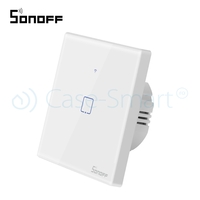 Intrerupator simplu cu touch Sonoff T0EU1C, Wi-Fi, Control de pe telefonul mobil
