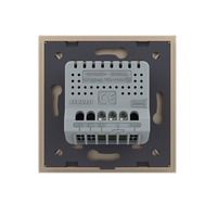 Buton Sonerie cu Touch LIVOLO din Sticla - Serie Noua, auriu