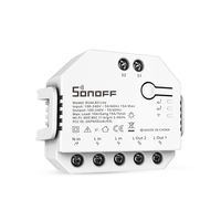 Releu Sonoff Dual R3 Lite cu 2 canale, Programari, Wi-Fi 2.4 GHz