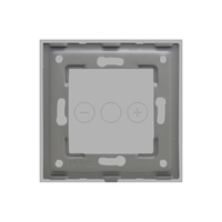 Panou Intrerupator Variator cu Touch Din Sticla LUXION, gri