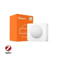 Senzor de miscare Sonoff SNZB-03, Wireless, Protocol ZigBee, Distanta detectare pana la 6 metri