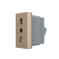 Modul priza simpla ingusta LIVOLO, auriu