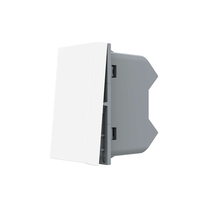 Modul Intrerupator Simplu Mecanic Cap Cruce LIVOLO, alb