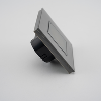 Termostat Wi-Fi pentru incalzirea electrica LUXION cu Rama din Sticla, gri